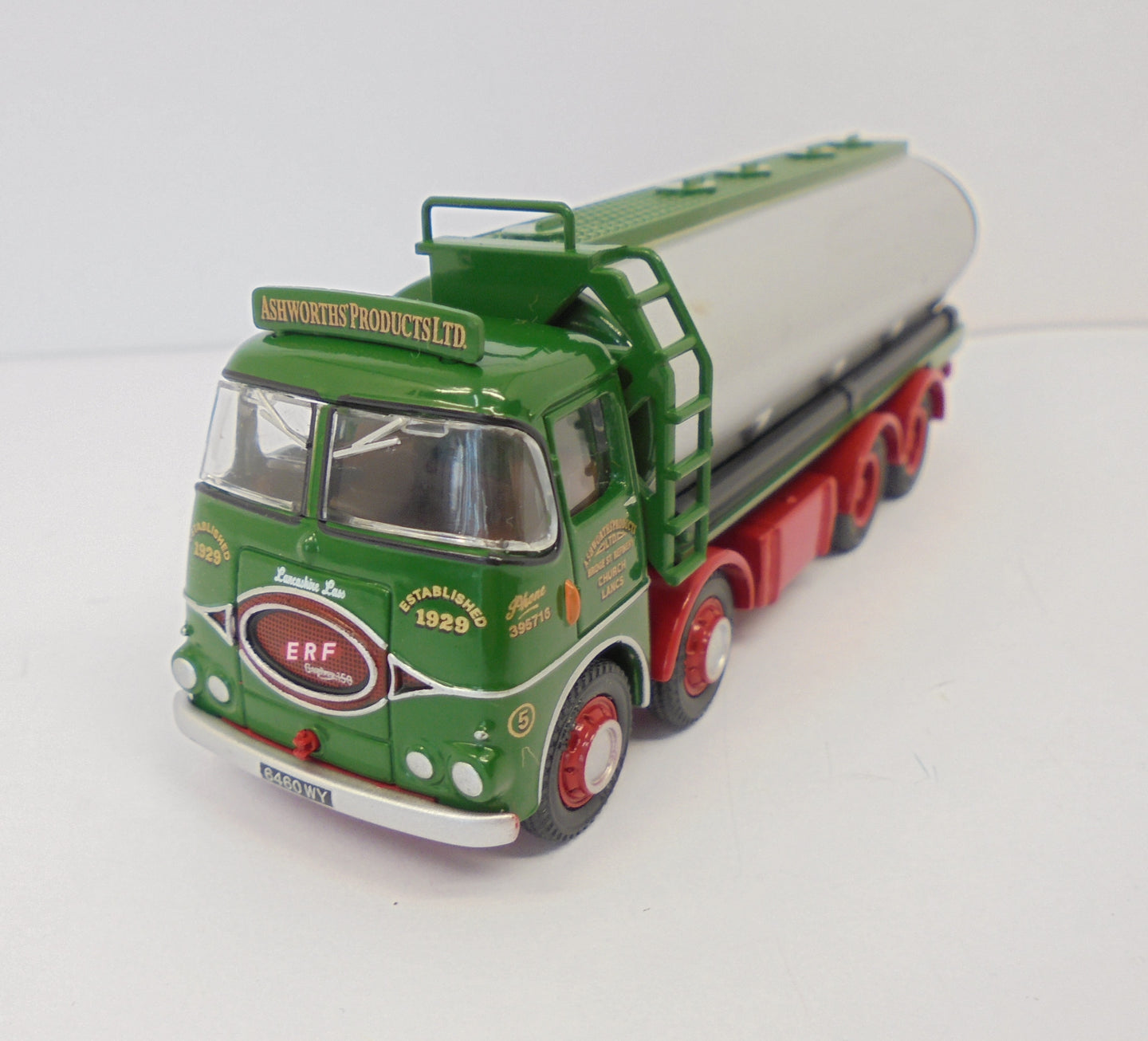 35101 ERF Oval Tanker "Ashworths Products"